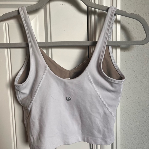 Lululemon white Align Tank top size 2 - Picture 6 of 9